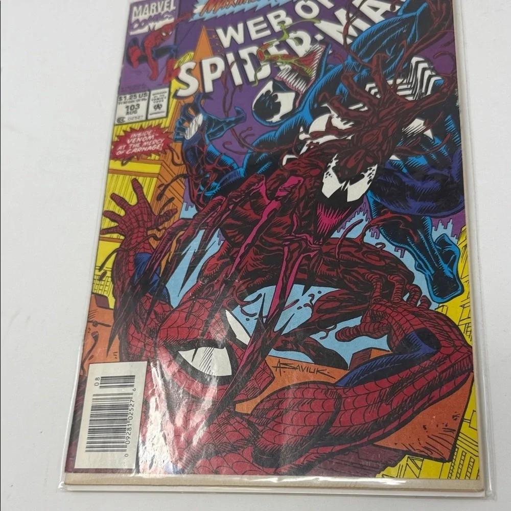 Marvel Web of Spider-Man Comic Book 103 cover